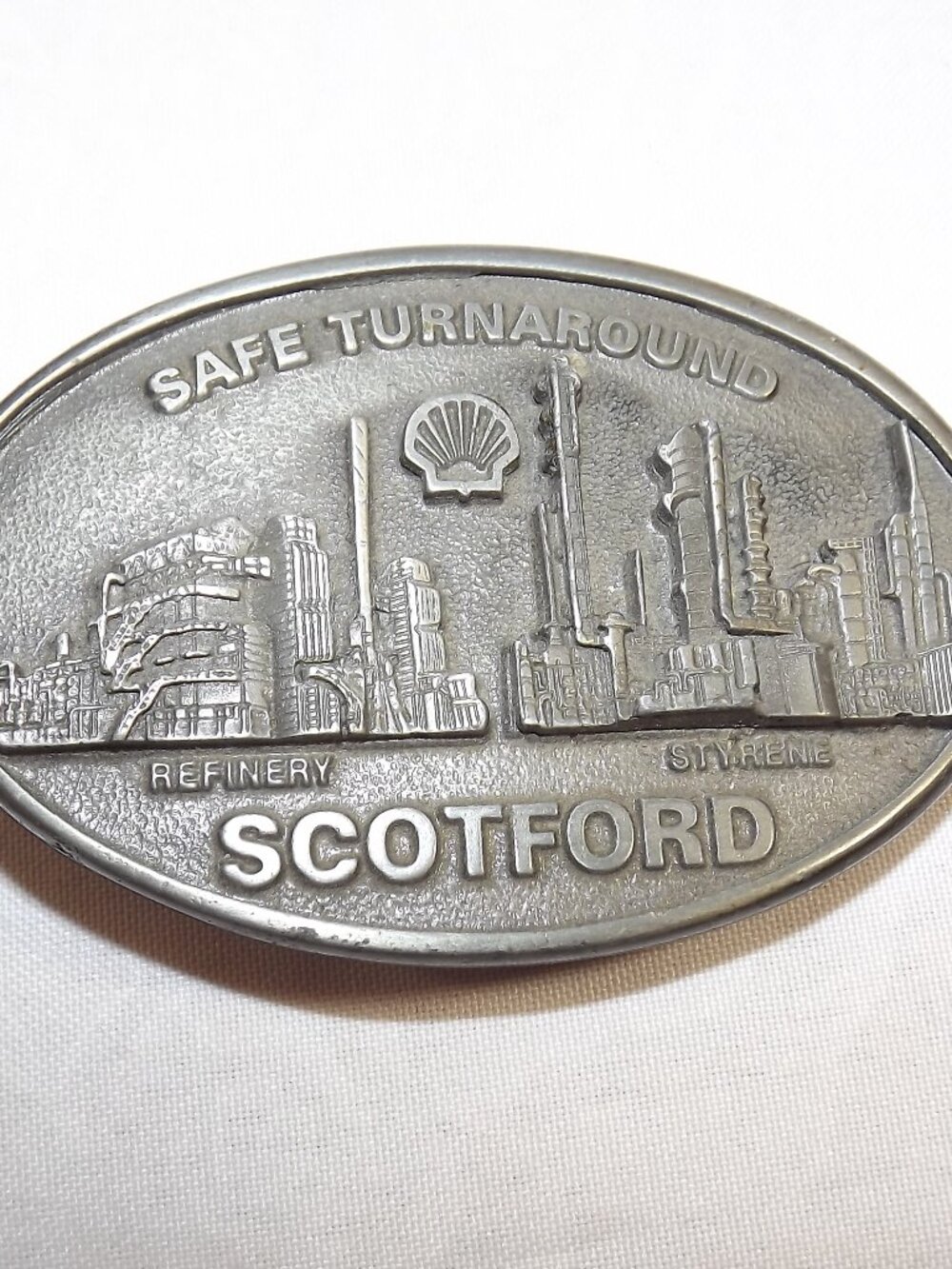 Scotford Refinery Shell Belt Buckle